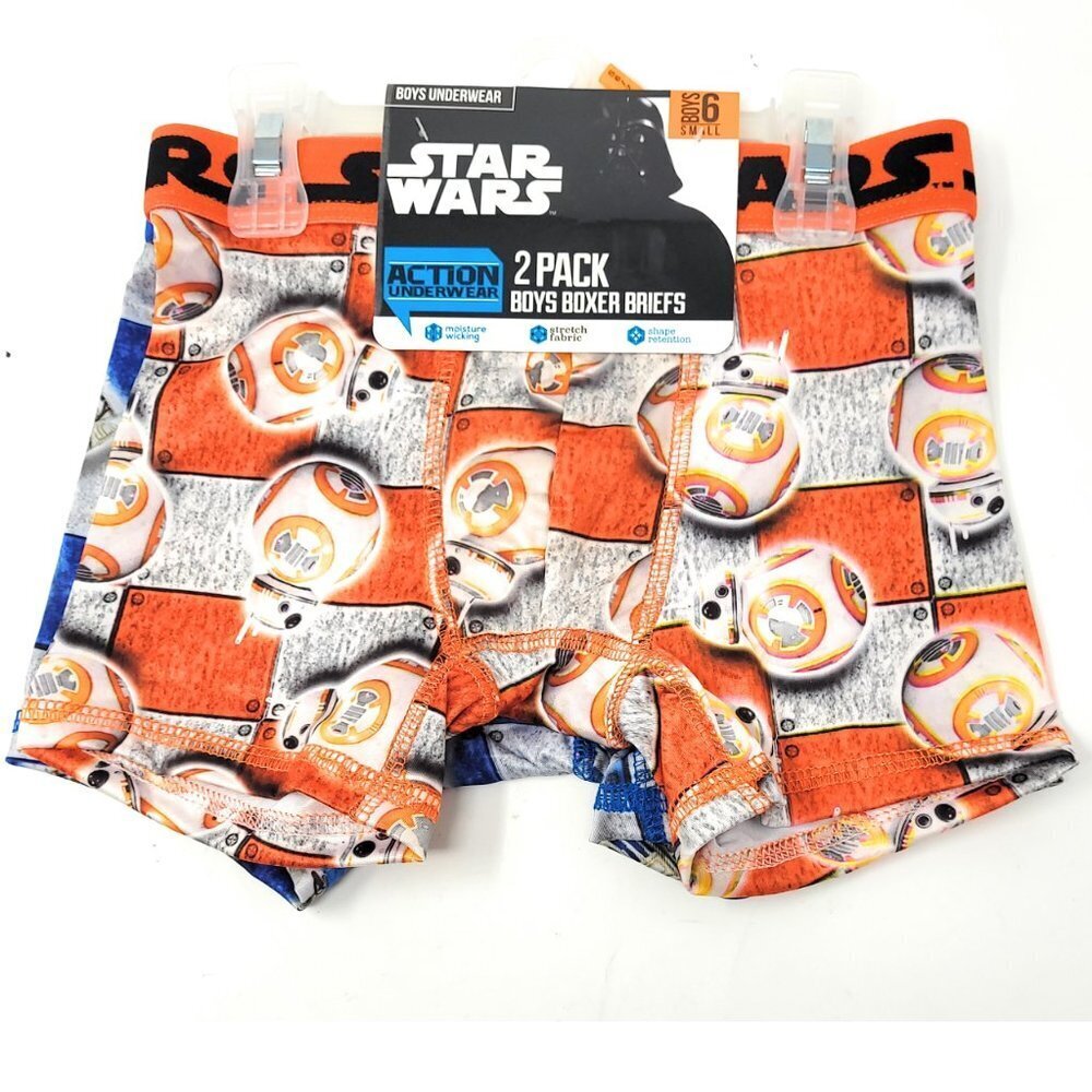 Star Wars Boys 2-pack Boxer Briefs, 6